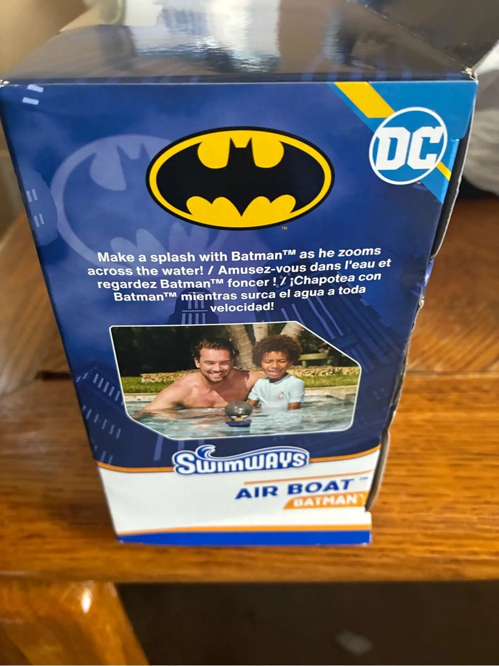 Swimways DC Batman Air Boat: Pool Splash Toy for Ages 4+